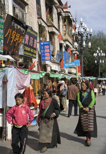 Il Barkhor - Lhasa - Tibet — Foto Stock