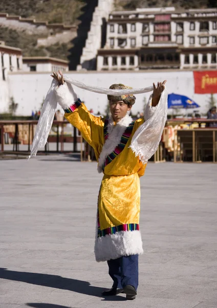 Palácio de Potala - Lhasa - Tibete — Fotografia de Stock