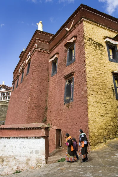 Ganden Budist manastır - tibet — Stok fotoğraf