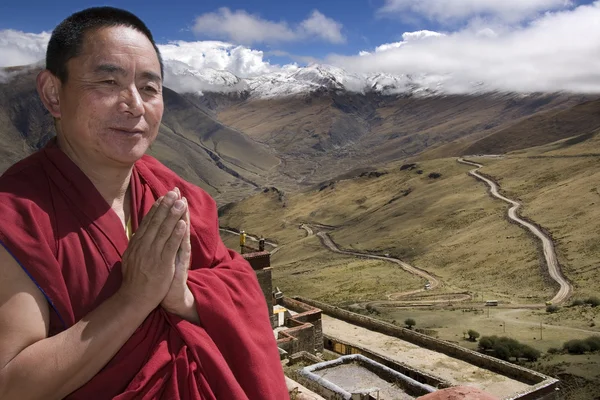 Ganden Kloster - tibet — Stockfoto