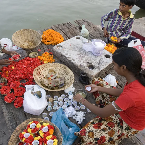 Flussgange - varanasi - indien — Stockfoto