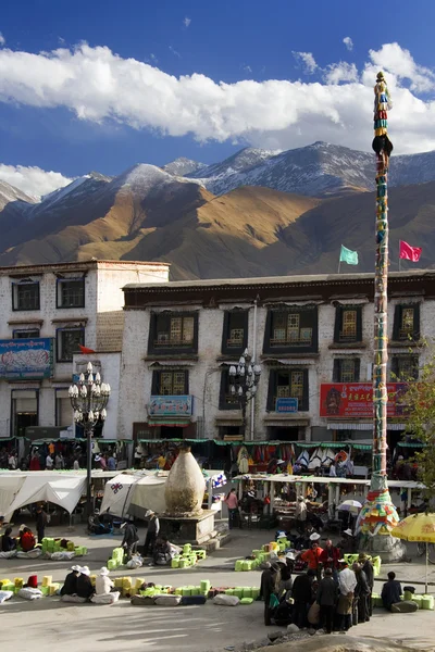 Lhasa - Tibet Stockfoto