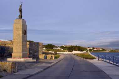 Falklands War Memorial - Stanley - Falkland Islands clipart