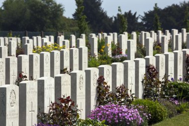 savaş mezarlığı - somme - Fransa