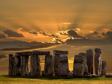 Stonehenge - salsbury düz - İngiltere.