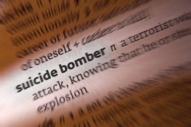 Suicide Bomber - Dictionary Definition clipart