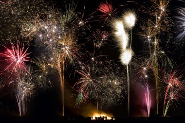 havai fişek ekran - guy fawkes gece - İngiltere