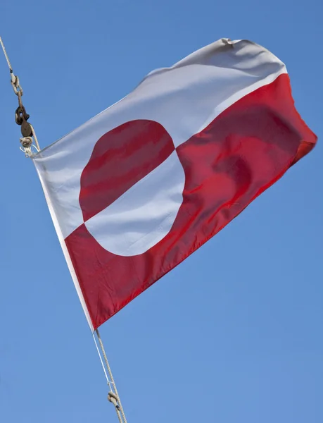Bandera de Groenlandia —  Fotos de Stock