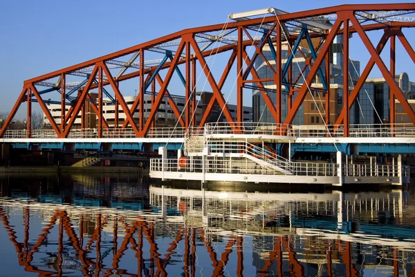 Salford Quays - Manchester - Reino Unido — Fotografia de Stock