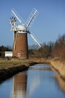 at windpump - norfolk - İngiltere