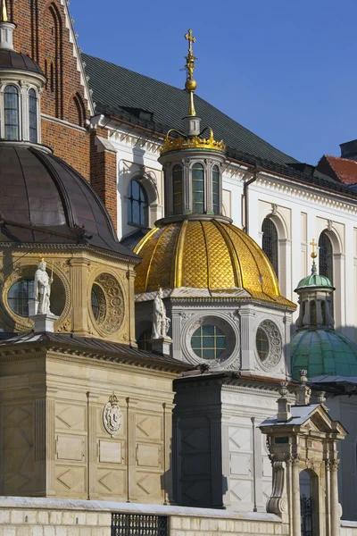 Krakau - königliche Kathedrale - Wawelhügel - Polen — Stockfoto