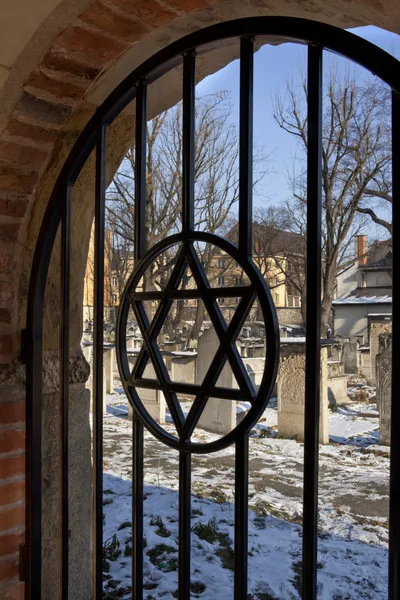 Židovský hřbitov - krakow - Polsko — Stock fotografie