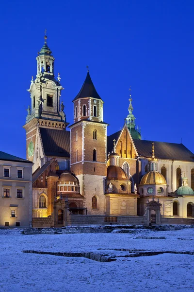 Krakow - royal domkyrka - wawel hill - Polen — Stockfoto