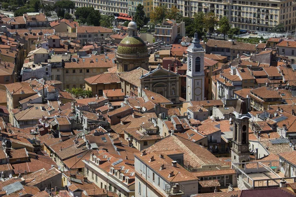 Dächer von nice - Südfrankreich — Stockfoto