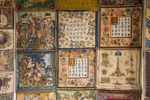 French Tapestry Samples — Stock Photo, Image