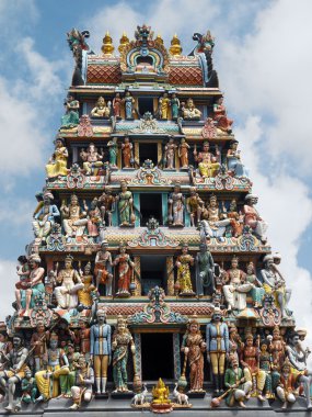 singapore sri mariamman hindu Tapınağı