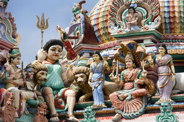 Sri mariamman hinduistischer Tempel - singapore — Stockfoto