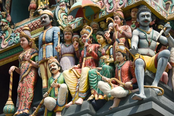 Sri mariamman hinduiska templet - singapore — Stockfoto