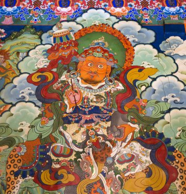 Tibet - Buddhist Art - Drepung Monastery clipart