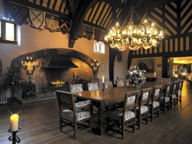 Samlesbury salonu - lancashire - İngiltere