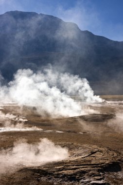 el tatio Şofben alan - atacama Çölü - Şili
