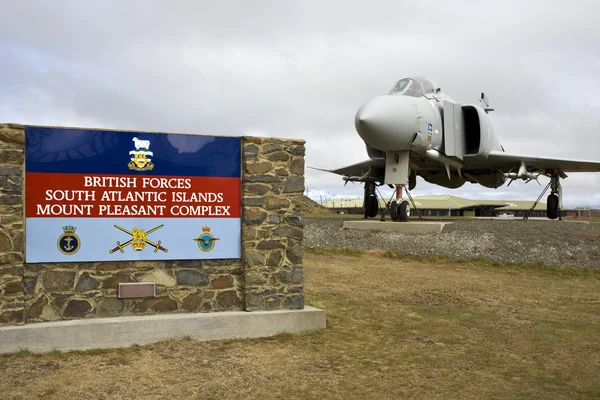 Base aérea Mount Pleasant - Ilhas Malvinas — Fotografia de Stock