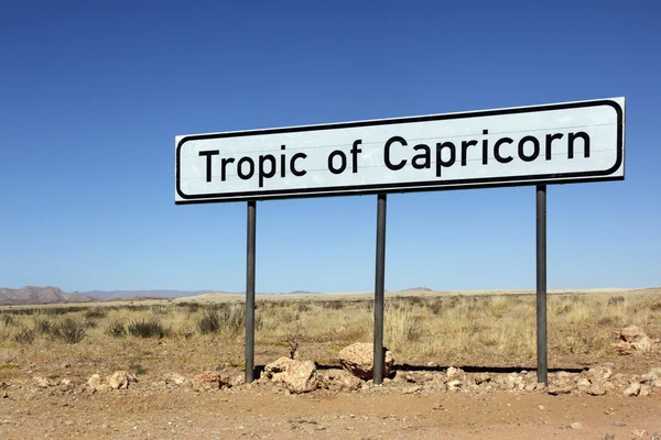 Tropico del segno del Capricorno - Namibia — Foto Stock