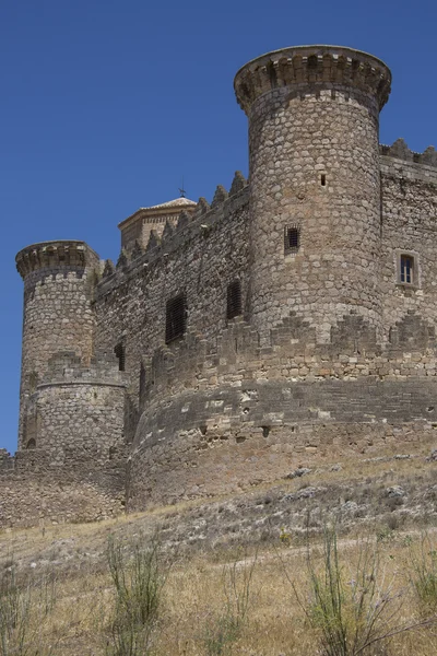 贝尔蒙特城堡-拉曼-西班牙 — 图库照片