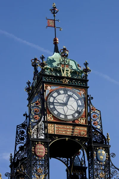 Relógio Eastgate - Chester - Inglaterra — Fotografia de Stock