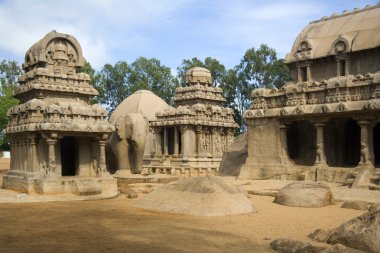panch rathas - mamallapuram - Hindistan