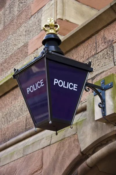 Police Station Blue Lamp - England