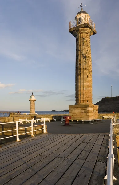Whitby on North Yorkshire coast in the UK — Stock Fotó