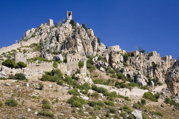 Svatého Hilariona hrad - Turecká republika Severní Kypr — Stock fotografie