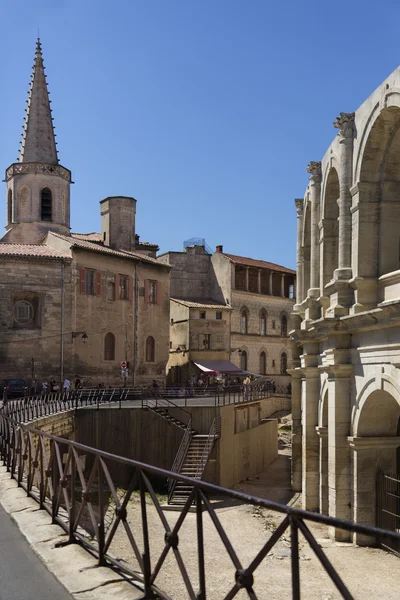 Römisches Amphitheater - Arles - Südfrankreich — Stockfoto