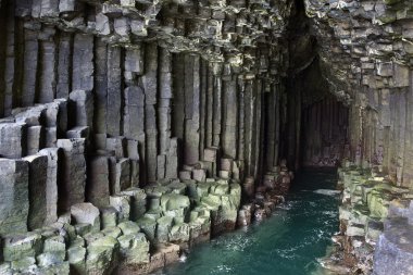 Fingals Cave - Basalt Rock Formation - Scotland clipart