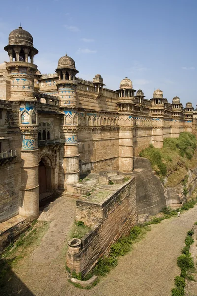 Mężczyzna Mandir Palace (Gwalior Fort) – Gwalior - Indie — Zdjęcie stockowe