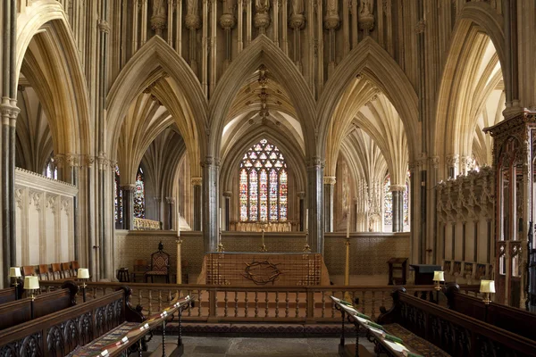 Wells Cathedral - City of Wells - England — Stock Photo, Image