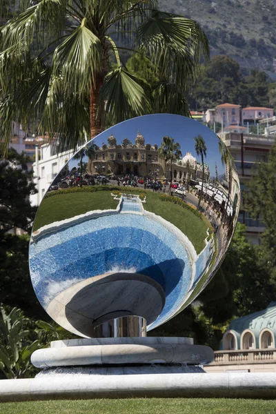 Monte Carlo-모나코-하늘 거울 — 스톡 사진
