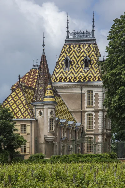 Алокс Corton Chateau - Франції — стокове фото