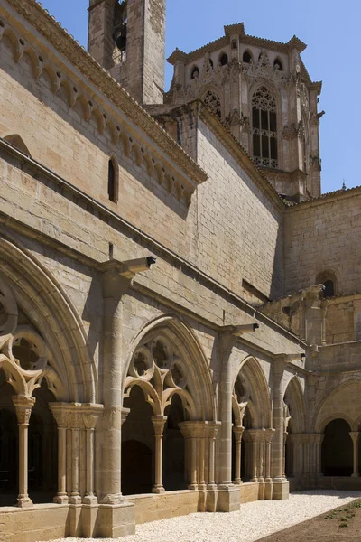 Poblet 수도원-카탈로니아-스페인 — 스톡 사진