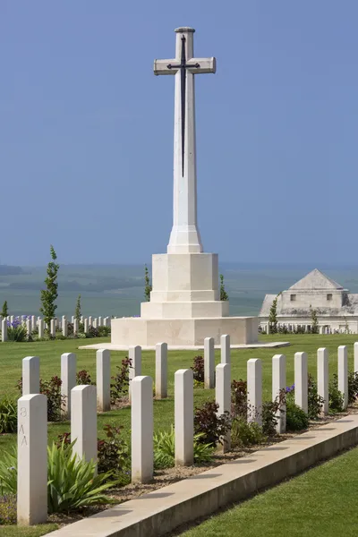 Válečný hřbitov - la somme - Francie — Stock fotografie