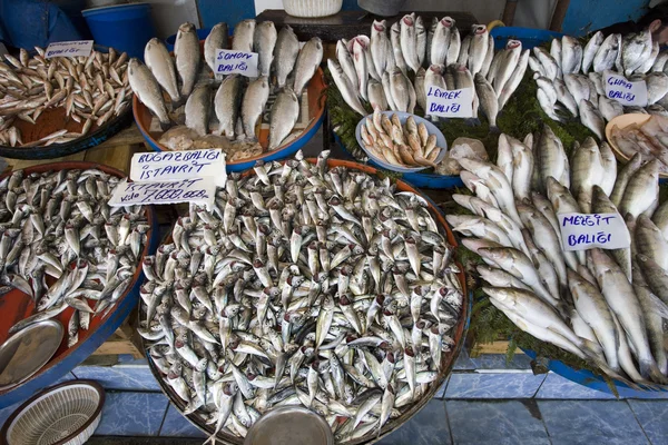 Mercado del pescado - Estambul - Turquía — Foto de Stock