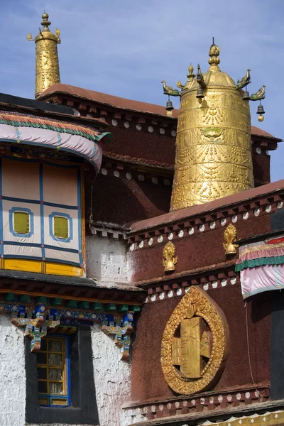 Tibet - lhasa - chrám Jokhang — Stock fotografie