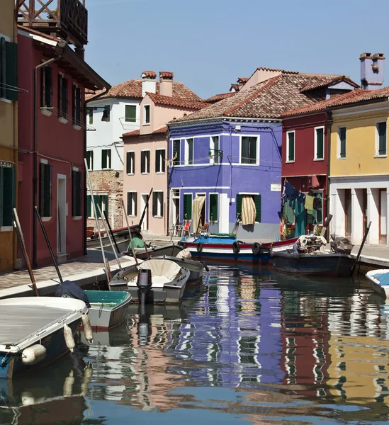 Ada burano - Venedik - İtalya — Stok fotoğraf