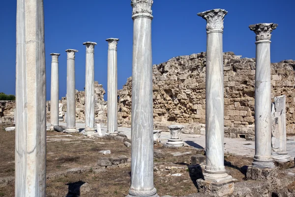 Salamis Roman Ruins - Turkish Cyprus — Stock Photo, Image