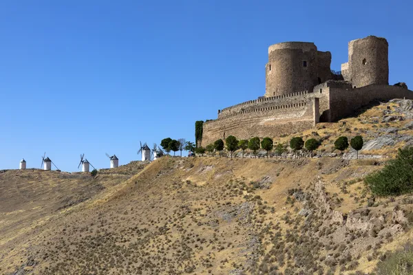 Consuegra Castle - La Mancha - Spanyolország — Stock Fotó
