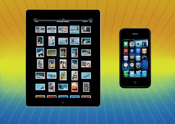 Apple ipad2 - iphone4 — Fotografia de Stock