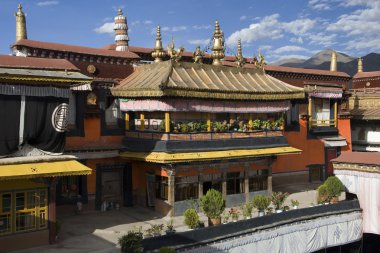 Jokhang Monastery - Lhasa - Tibet clipart