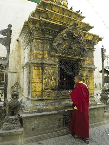 Boeddhistische schrijn - kathmandu - nepal — Stockfoto