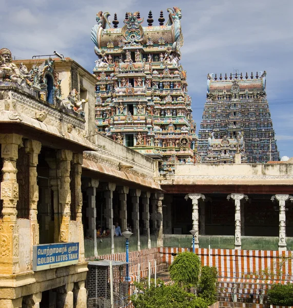 Minakshi tempel - madurai - tamil nadu - india — Stockfoto